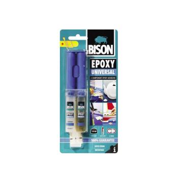 Adeziv bicomponent universal Bison Epoxy, 2x12ml
