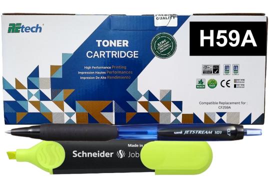 Set cartus toner ReTech compatibil HP59A, 1xCF259A negru de la New Mag4U Srl