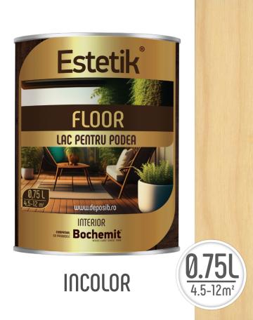 Lac lemn Estetik Floor 0.75L, podele si elemente din lemn de la Deposib Expert Srl