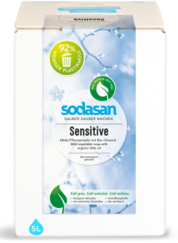 Sapun lichid sensitiv ecologic 5litri Sodasan de la Supermarket Pentru Tine Srl