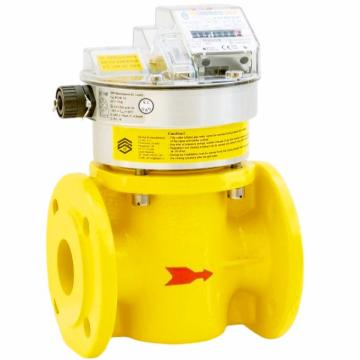 Contor gaz pasant turbina Q100 160 mc/h DN 50 mm Pmax 6 bari