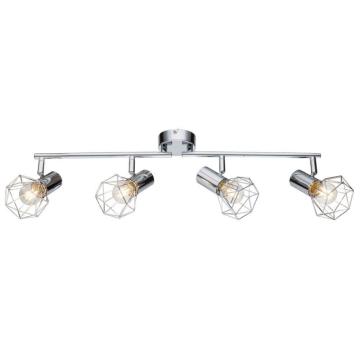 Plafoniera moderna cu 4 becuri E14, design versatil, 480 mm