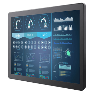 Display R19L100-GCM1 - 19 inch, intrari VGA si HDMI, porturi