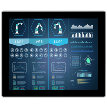 Display cu montare pe panou tactil PCAP R19L300-PPA3OD