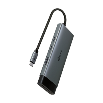 Hub USB-C 7-in-1, Power Delivery 100W, HDMI, cititor carduri de la Big IT Solutions
