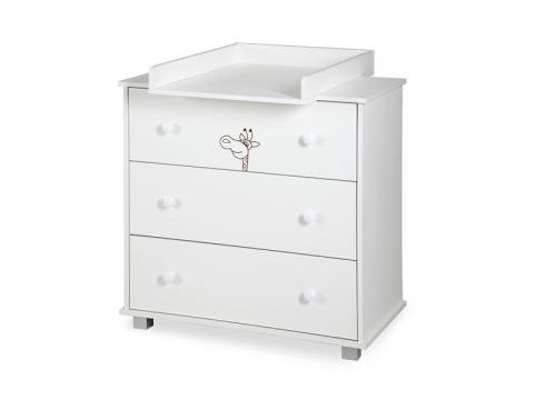 Comoda copii Klups Safari Giraffe alb de la PFA Shop - Doa