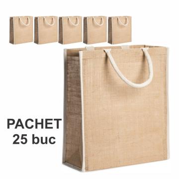 Sacosa iuta 25 bucati - Koper de la Best Media Style Srl