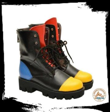 Bocanci dama piele naturala sport-casual BOC14RAINBOW