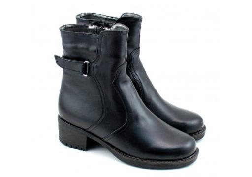 Ghete dama casual-elegante negre din piele naturala G34N de la Deprobat.ro