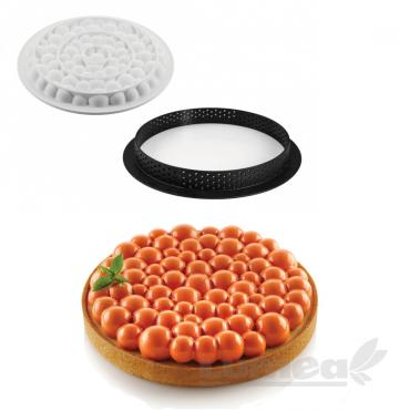Forma silicon Kit tarte ring bubble - SilikoMart