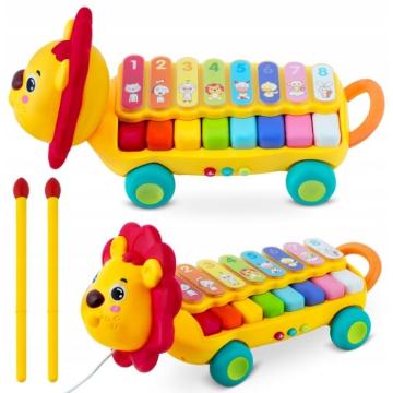 Jucarie interactiva in forma de leu cu pian Ricokids RK-740 de la Montana Imobiliare Srl