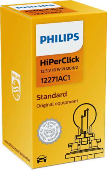 Bec semnalizare 12V PCY16W Hiper Vision Philips (cutie) de la Auto Care Store Srl