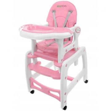 Scaun de masa 3 in 1 Ecotoys HC-223 roz