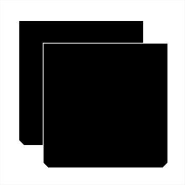 Set 2 buc aparatori noroi din cauciuc (40 x 40cm)