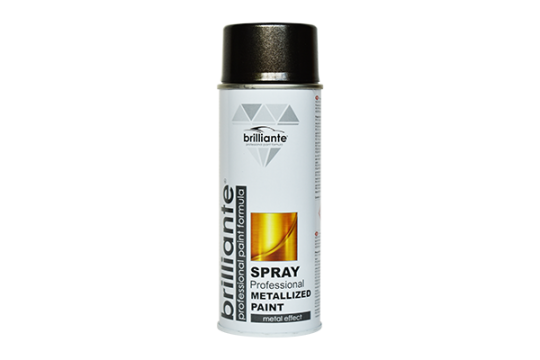 Vopsea spray metalizata negru 400 ml Brilliante de la Auto Care Store Srl