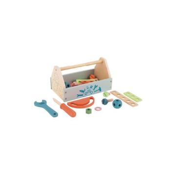 Jucarie cutie cu unelte din lemn Ecotoys TL80013