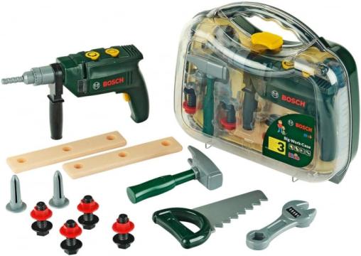 Jucarie trusa cu 12 piese Bosch - set joc de rol