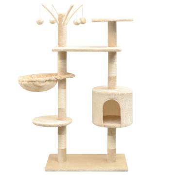 Ansamblu pisici, stalpi cu funie de sisal, 125 c de la Comfy Store