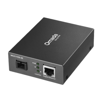 Media convertor WDM Gigabit RJ45 - Single-mode SC de la Big IT Solutions