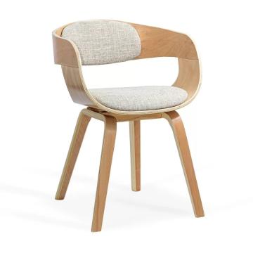 Scaune living din stofa, cadru din lemn, BUC 014 bej de la European Med Prod