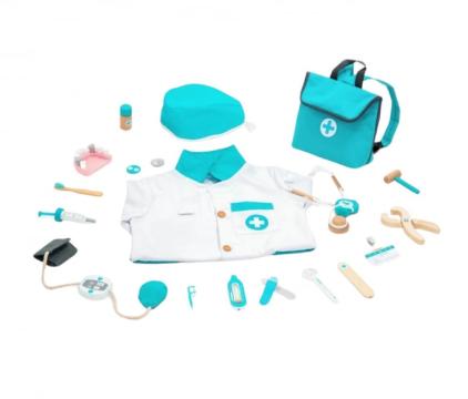 Joc de rol trusa completa de doctor, turcoaz, UMU Toys