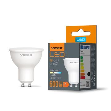Bec LED Videx-GU10-7W-WW de la Casa Cu Bec Srl
