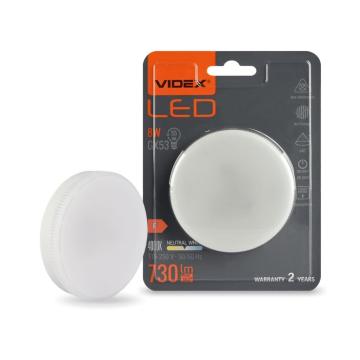Bec LED Videx-GX53-8W-NW de la Casa Cu Bec Srl