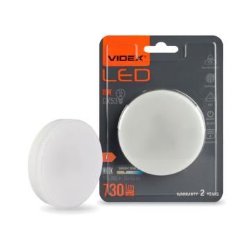 Bec LED Videx-GX53-8W-WW de la Casa Cu Bec Srl