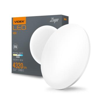Corp de iluminat cu LED pentru tavan Videx-Zoya-48W-NW de la Casa Cu Bec Srl
