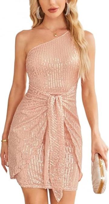 Rochie eleganta, deasupra la genunchi, fara maneci, mulata