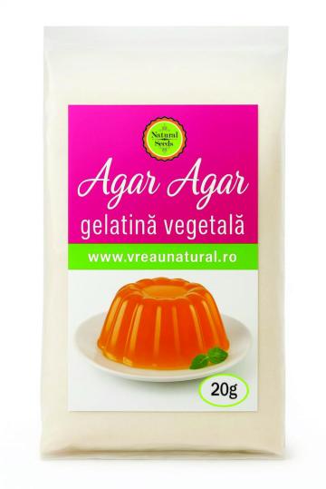 Gelatina vegetala Agar Agar 20 gr, Natural Seeds Product