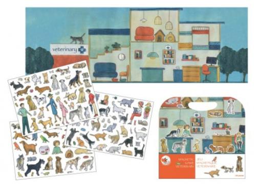Joc magnetic La medicul veterinar, Egmont Toys