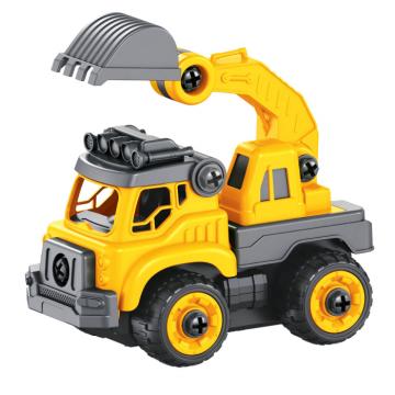 Jucarie set constructie camion, autobasculanta si excavator