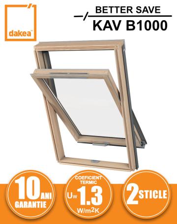 Fereastra mansarda + rama Dakea Better Safe KAV B1000