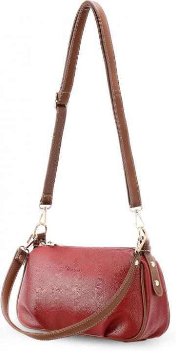 Poseta eleganta de umar rosie din piele PU de la Molifag Srl