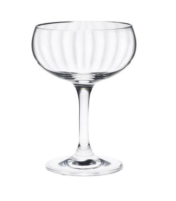 Set 6 pahare cristal sampanie si desert Paris Rona, 260 ml