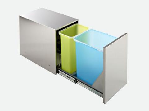 Cos pentru gunoi Ecobox inox 40 de la Exterm Rom Trading Srl