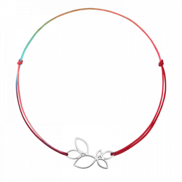 Bratara pentru picior din snur multicolor de la Atelier Lolit Srl