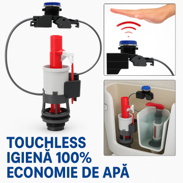 Mecanism WC cu senzor touchless, fara atingere Wirquin