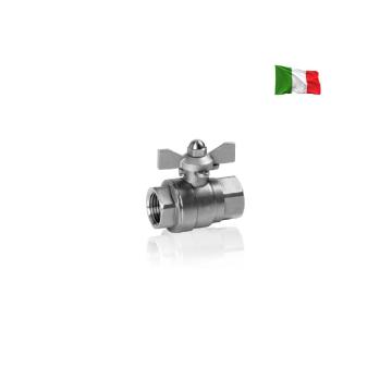 Robinet cu bila din inox 1/4 inch cu maner fluture, AISI 316
