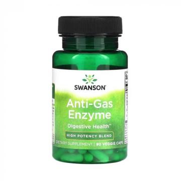 Supliment alimentar Anti-Gas Enzymes 90 capsule