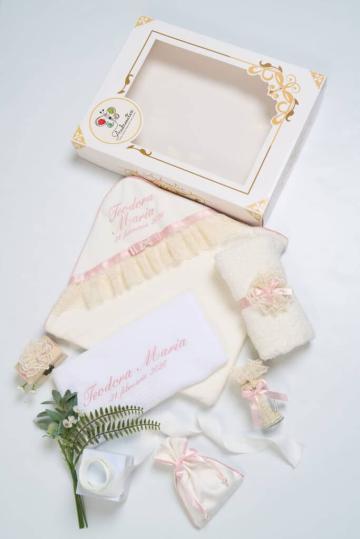 Trusou botez GraceBebe Collection - roz de la Andreeatex