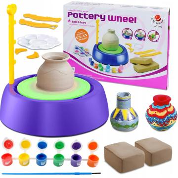 Jucarie educationala si creativa pentru copii Roata Olarului