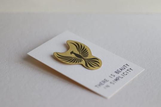 Brosa alama Pasarea Phoenix de la Raw Jewellery Srl