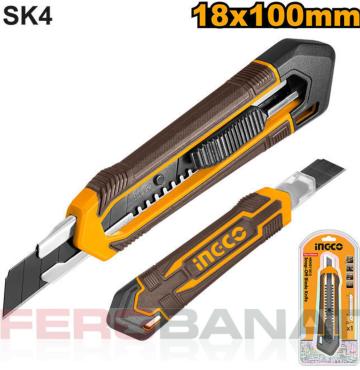 Cutter profesional 18mm Ingco