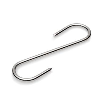 Set 12 carlige inox carne si mezeluri - 14 cm x 5 mm de la Ad Horeca Concept Srl