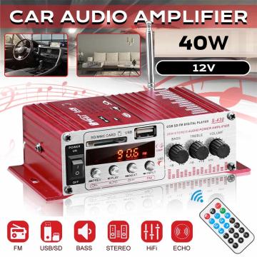 Mini amplificator auto, stereo, 12V, 40 W, radio FM de la Auto Care Store Srl