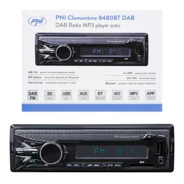 Radio MP3 player auto Dab si RDS PNI Clementine 8480BT 4x45W de la Auto Care Store Srl
