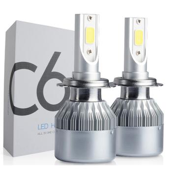 Set 2 becuri Led auto, C6, soclu H11, 6000K, 36W