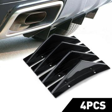 Set 4 aripioare tuning curbate pentru bara - deflector spate